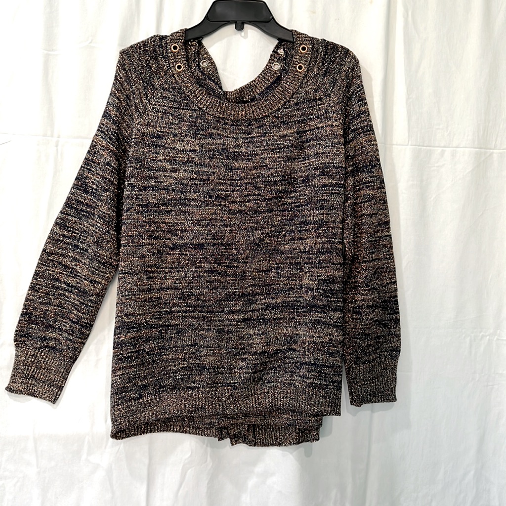 Pullover. Metallic, Multicolor